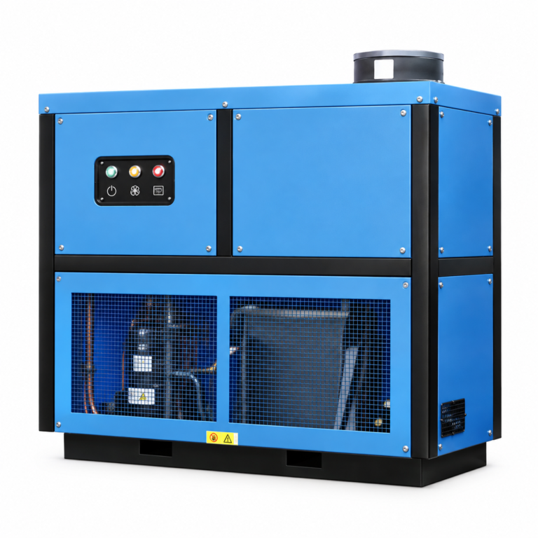 Normal Temperature Inlet Air / Water Cooling Refrigerated Compressed Air Dryers